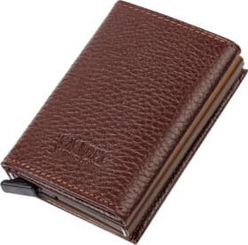 Картхолдер Canpellini 21934 без логотипа авто колір коричневий