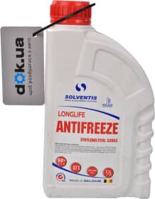 Готовый антифриз Solventis G12+ красный -37 °C