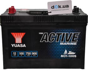 Тяговый аккумулятор Yuasa M31-100S M31100S 100 Ач 12 В