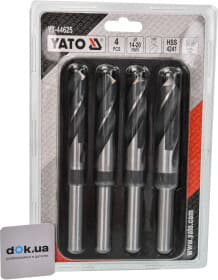 Набор сверл Yato спиральных по металлу YT-44625 14-20 мм 4 шт.