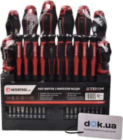 Набір викруток з набором бит Intertool Storm VT-3443