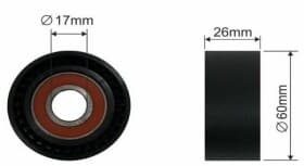 Натяжний ролик поліклинового ременя Fast ft44535