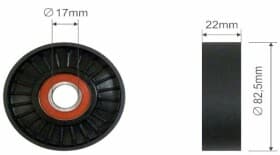 Натяжной ролик поликлинового ремня