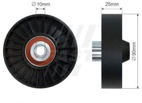 Натяжний ролик поліклинового ременя Fast FT44548