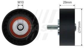 Обводной ролик поликлинового ремня
