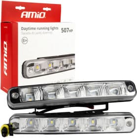 Комплект дополнительных LED фар Amio DRL-507HP 01523 универсальных 11 W 2 шт.