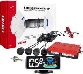 Парктронік Amio LED 3D AMIO-03185 з чорними датчиками 4 шт.