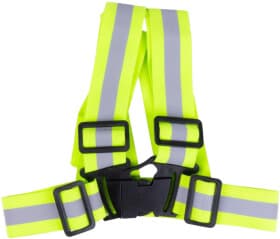 Жилет светоотражающий Amio зеленый ременной