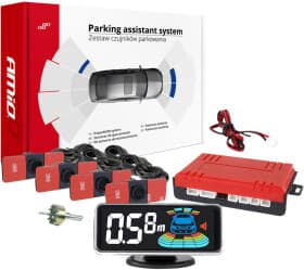 Парктроник Amio LED 3D AMIO-03190 черный 4 шт.