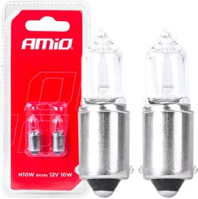 Автолампа Amio H10W BAX9s 10 W прозрачная 03356