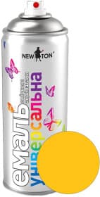 Аэрозольная краска New Ton Универсальная транспортно-желтая RAL 1023 400 мл