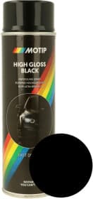 Аэрозольная краска Motip Black глянцевая 500 мл