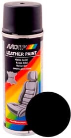 Аерозольна фарба Motip Leather & Vinyl Paint Black матова 200 мл
