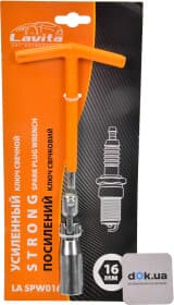 Ключ свечной Lavita LASPW016 T-образный 16 мм с шарниром