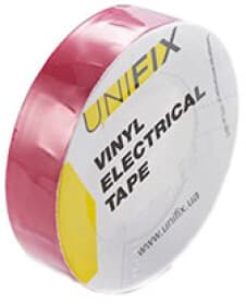 Изолента UNIFIX ETU-25RED красный ПВХ 18 мм х 25 м