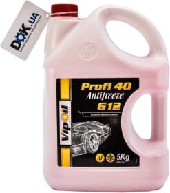 Готовий антифриз VIPOIL Profi 40 G12 червоний -30 °C
