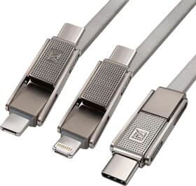 Кабель 3 в 1 Remax RC-070THSILVER 1 м Кабель 3 в 1 Remax RC-070THSILVER 1 м