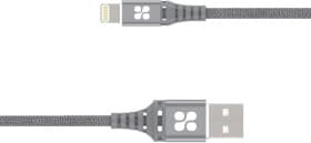 Кабель Promate NERVELINK-I-GREY USB - Apple Lightning 1,2 м