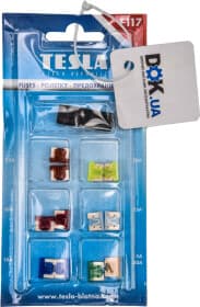 Набор предохранителей с экстрактором Tesla f117 FL mini 12 шт.