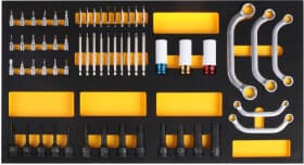 Набор инструментов Starline NRF5.ET14 1/2", 1/4" 59 шт.