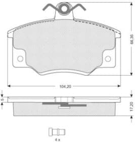 Тормозные колодки Тормозные колодки