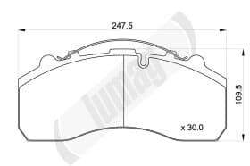 Тормозные колодки Lumag 291080090110