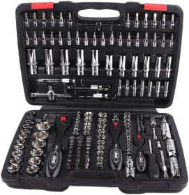 Набір торцевих головок та компонентів Vigor V2461 1/2", 3/8", 1/4" (172 пр.)