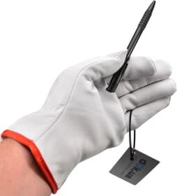 Перчатки рабочие Yato кожаные белые