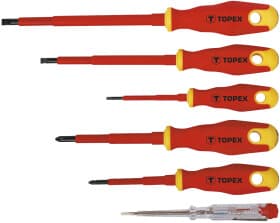 Набор отверток диэлектрических Topex 39D673 6 шт.