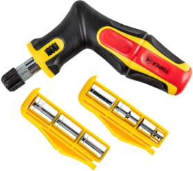 Отвертка реверсивная с набором бит Topex 39D893