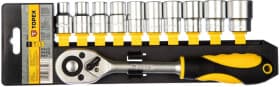 Набор торцевых головок и комплектующих Topex 38D652 1/2" (11 пр.)