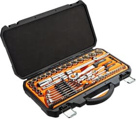 Набір торцевих головок та компонентів Neo Tools 08-690 1/2", 1/4" (71 пр.)