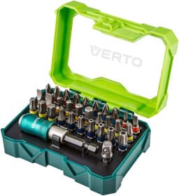 Набор бит с держателем Verto 66H620 30 шт. Набор бит с держателем Verto 66H620 30 шт.