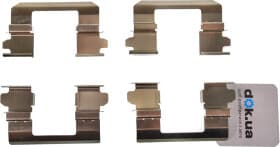 Компоненти дискових гальмівних колодок