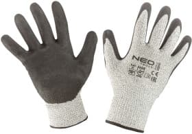 Перчатки рабочие Neo Tools трикотажные с нитриловым покрытием черные