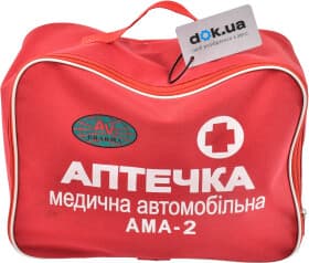 Аптечка автомобильная AV-PHARMA АМА-2 в мягком чехле dokpharma1