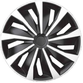Комплект ковпаків на колеса Argo Grip колір сріблястий + чорний з хромованим оздобленням