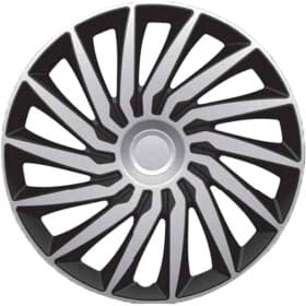 Комплект ковпаків на колеса Argo Kendo колір сріблястий + чорний з хромованим оздобленням