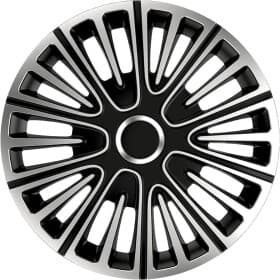 Комплект ковпаків на колеса Argo Motion колір сріблястий + чорний з хромованим оздобленням
