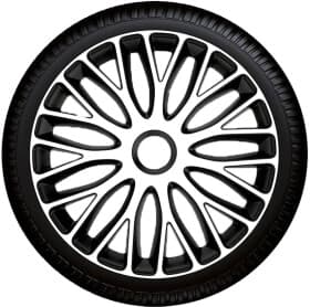 Комплект колпаков на колеса Argo Mugello белый + черный хромированная