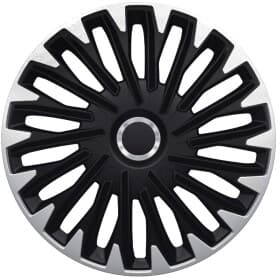 Комплект ковпаків на колеса Argo Quantum Pro колір сріблястий + чорний з хромованим оздобленням