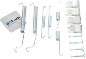 Монтажний комплект барабанних гальмівних колодок Монтажний комплект барабанних гальмівних колодок