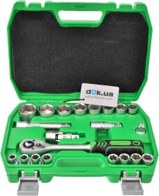 Набор торцевых головок и комплектующих Intertool ET6021SP 1/2" (21 пр.)