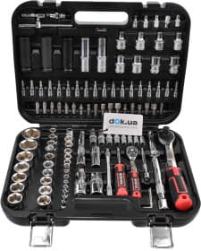 Набір торцевих головок та компонентів Intertool ET-8111 1/2", 1/4" (111 пр.)