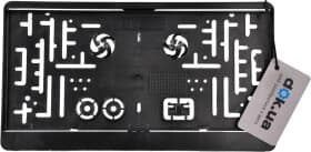 Рамка номерного знака Poputchik 24-203 цвет черный