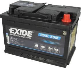 Тяговий акумулятор Exide Marine & Leisure EP600 70 Аг 12 В