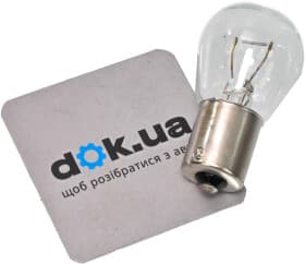 Автолампа VAG P21W BA15s 21 W прозора n0177322