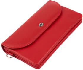Клатч ST Leather 19321 без логотипа авто красный