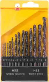 Набор сверл MasterTool спиральных по металлу 11-0213 2-8 мм 13 шт.