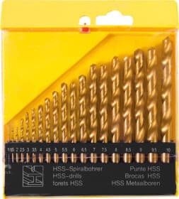 Набор сверл MasterTool спиральных по металлу 11-0219 1-10 мм 19 шт.